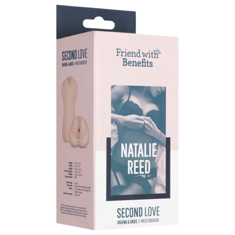 FWB - Natalie Reed élethű műpunci, maszturbátor férfiaknak (testszínű) 162671 termék bemutató kép
