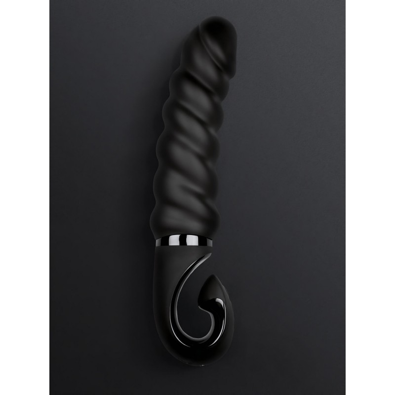 G-Vibe G-jack 2- akkus, vízálló szilikon vibrátor (fekete) 129614 termék bemutató kép