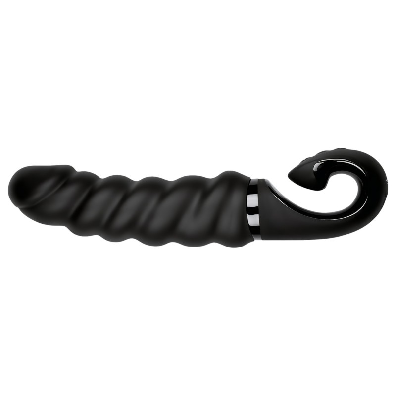 G-Vibe G-jack 2- akkus, vízálló szilikon vibrátor (fekete) 129615 termék bemutató kép