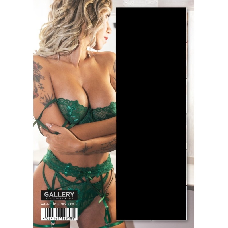 Gallery Girls - akt női naptár - 2025 (1db) 95798 termék bemutató kép