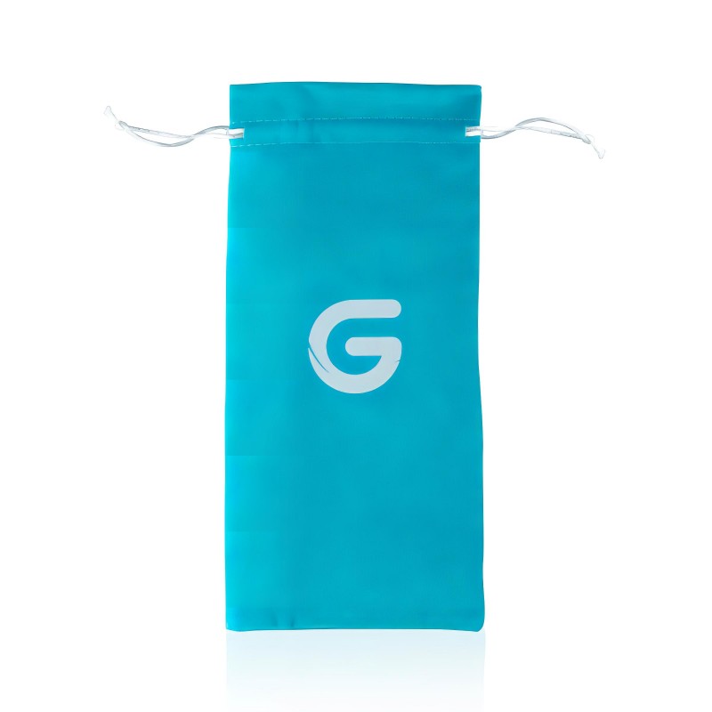 Gildo Glass No. 5 - spirál üveg dildó (átlátszó-kék) 105900 termék bemutató kép