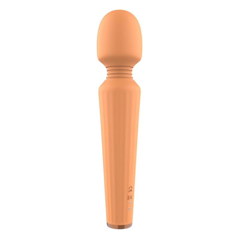 Glam - akkus wand masszírozó vibrátor (narancs) 95206 termék bemutató kép