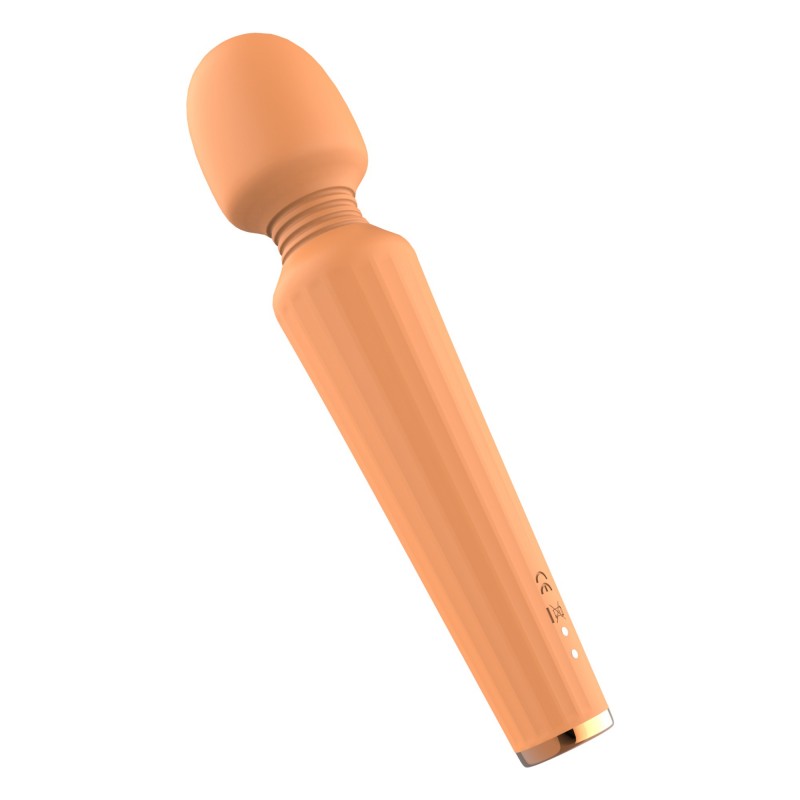 Glam - akkus wand masszírozó vibrátor (narancs) 95207 termék bemutató kép