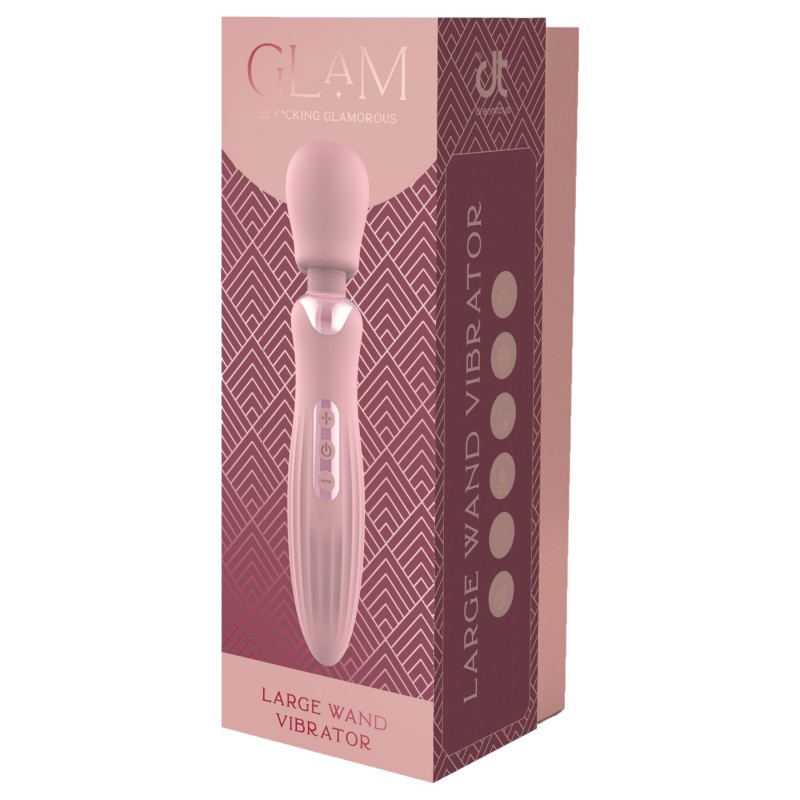 Glam - nagy wand vibrátor (rózsaszín) 139855 termék bemutató kép