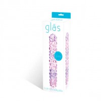 GLAS No. 94 - apró gömbös üveg dildó (pink) 49252 termék bemutató kép