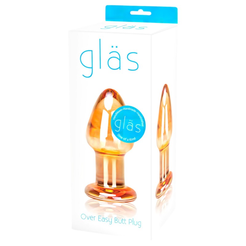 GLAS Over Easy - üveg anál plug (arany) 99048 termék bemutató kép
