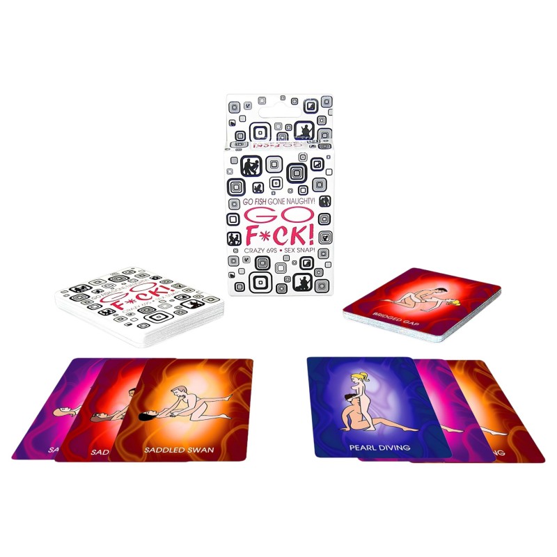 GO F*CK - Kama Sutra kártya (52 db) 132211 termék bemutató kép