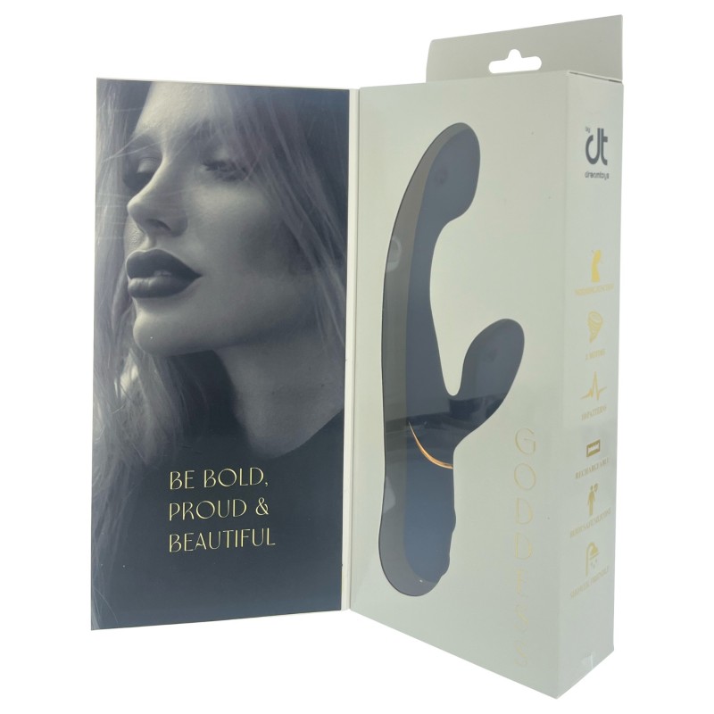 Goddess - bólintó csiklókaros vibrátor (sötétkék) 139867 termék bemutató kép
