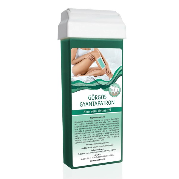 Görgős gyanta patron széles görgőfejjel (100ml) - aloe vera