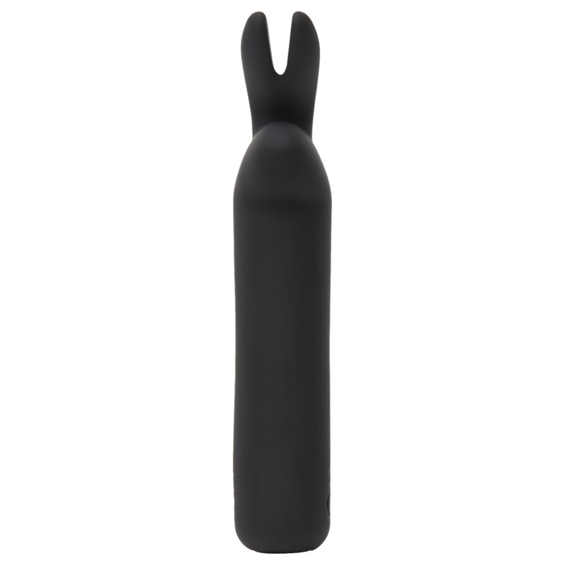Happyrabbit Bullet - akkus, nyuszis rúdvibrátor, csiklóvibrátor (fekete) 161725 termék bemutató kép