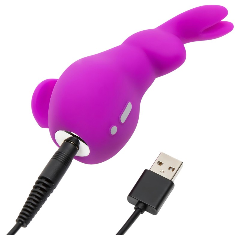 Happyrabbit Clitoral - akkus, nyuszis csiklóizgató vibrátor (lila) 155594 termék bemutató kép