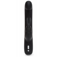 Happyrabbit G-Spot Slim - vízálló, csiklókaros vibrátor (fekete) 25360 termék bemutató kép