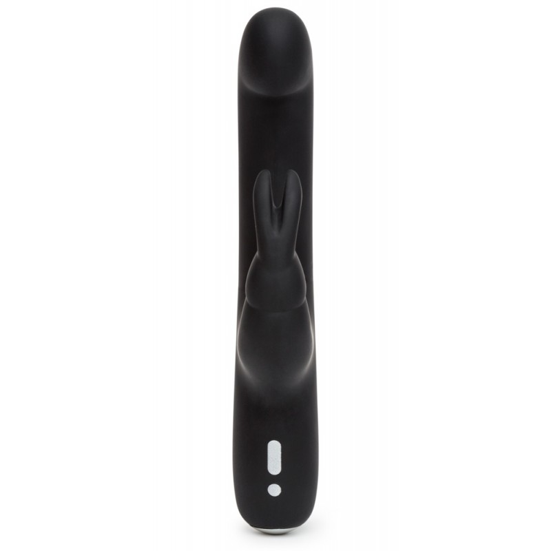 Happyrabbit G-Spot Slim - vízálló, csiklókaros vibrátor (fekete) 81289 termék bemutató kép
