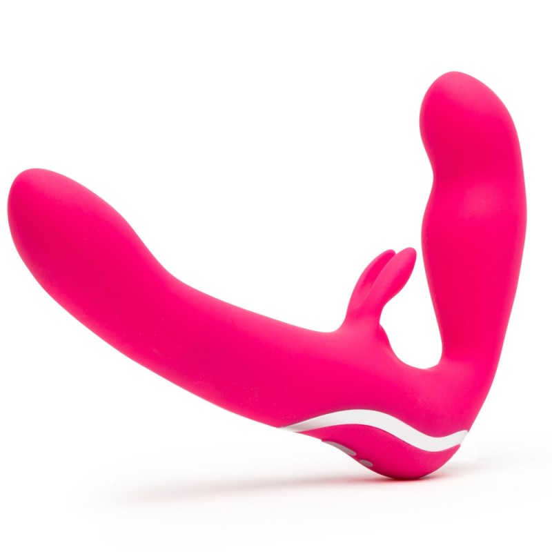 Happyrabbit Strapless - felcsatolható vibrátor (pink) 33203 termék bemutató kép