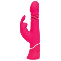 Happyrabbit Thrusting - akkus, csiklókaros lökő vibrátor (pink) 22585 termék bemutató kép