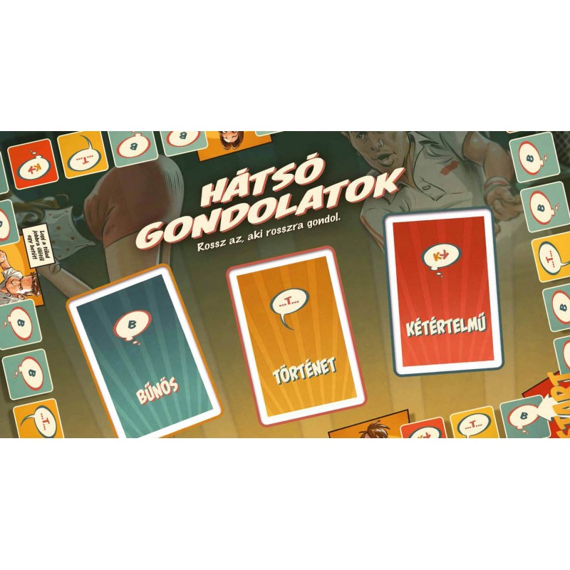 Hátsó gondolatok - Sikamlós találós kérdések felnőtteknek 12248 termék bemutató kép
