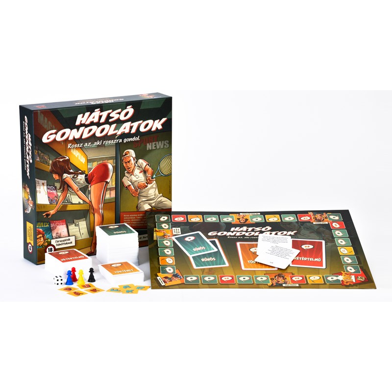 Hátsó gondolatok - Sikamlós találós kérdések felnőtteknek 12249 termék bemutató kép