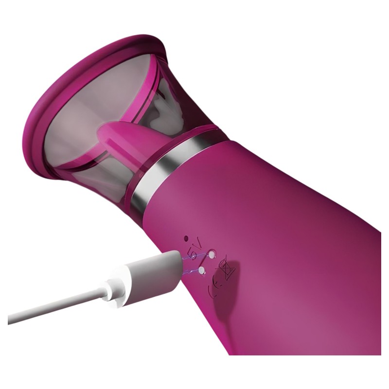 Honey Play Box Scioness - szívó, nyaló csiklóizgató vibrátor (pink) 125717 termék bemutató kép