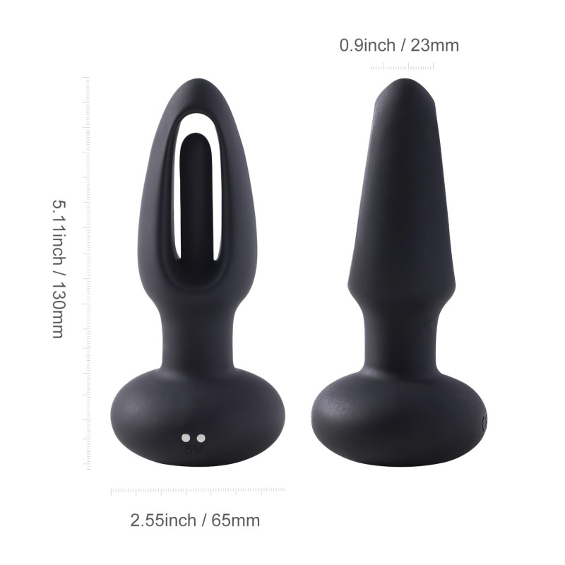 Honey Play Box Snuggy - nyelves anál vibrátor (fekete) 165368 termék bemutató kép