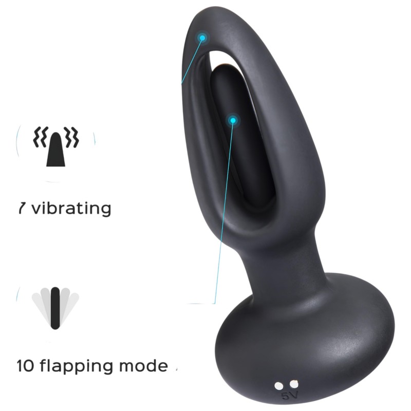Honey Play Box Snuggy - nyelves anál vibrátor (fekete) 165370 termék bemutató kép