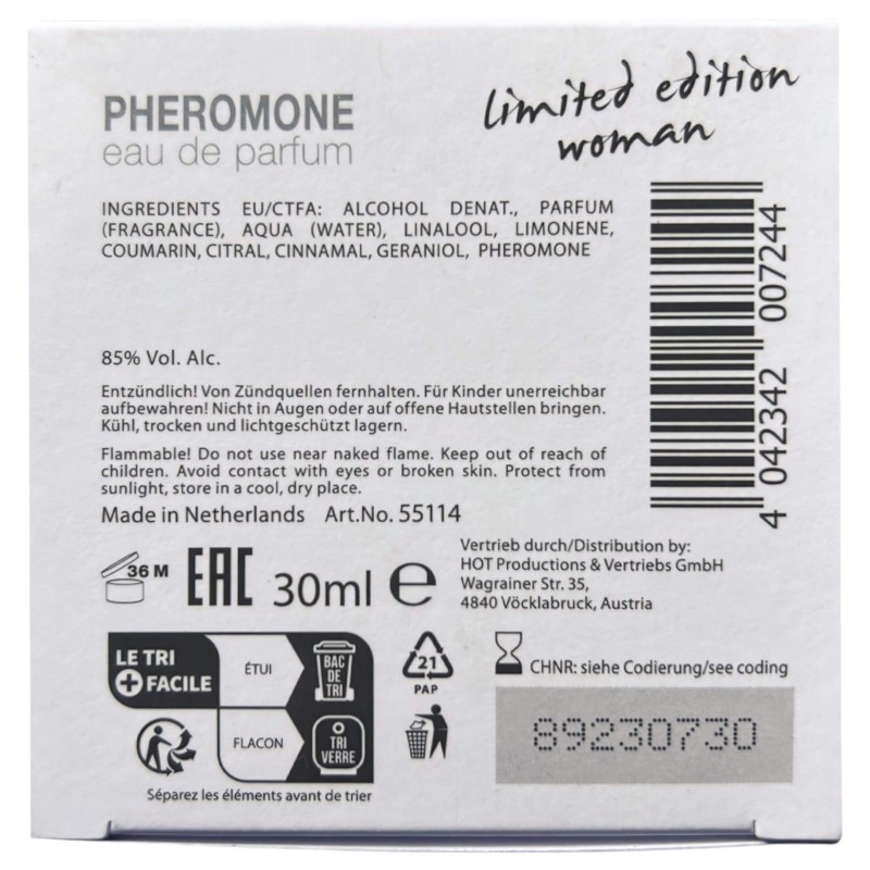 HOT Dubai - feromon parfüm nőknek (30 ml) 132865 termék bemutató kép