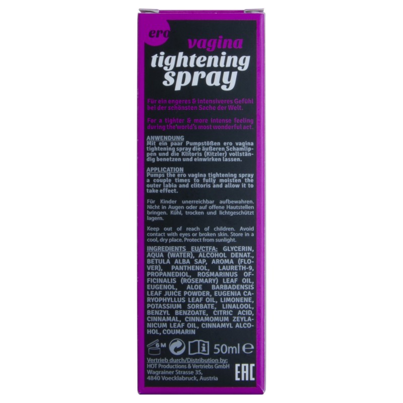 HOT ero - vaginaszűkítő spray nőknek (50ml) 152440 termék bemutató kép