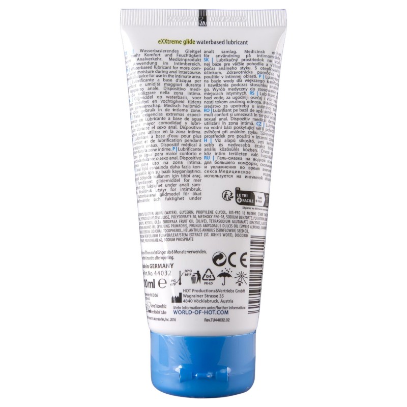 HOT Exxtreme - vízbázisú síkosító (100ml) 123769 termék bemutató kép