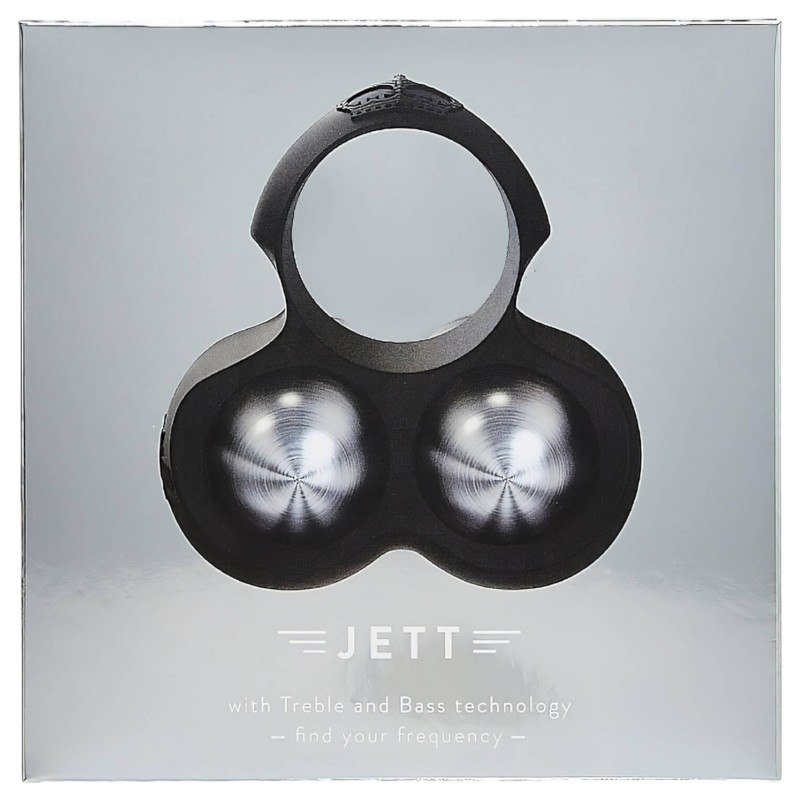 HOT Octopuss JETT - 2 motoros makkvibrátor férfiaknak (fekete) 158014 termék bemutató kép