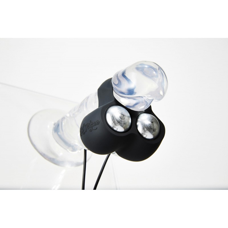 HOT Octopuss JETT - 2 motoros makkvibrátor (fekete) 32368 termék bemutató kép