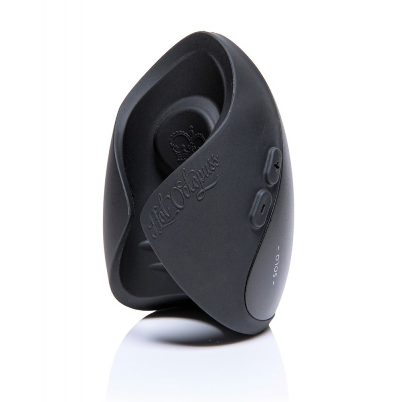 Hot Octopuss Pulse Solo Essential - akkus maszturbátor (fekete) 58096 termék bemutató kép