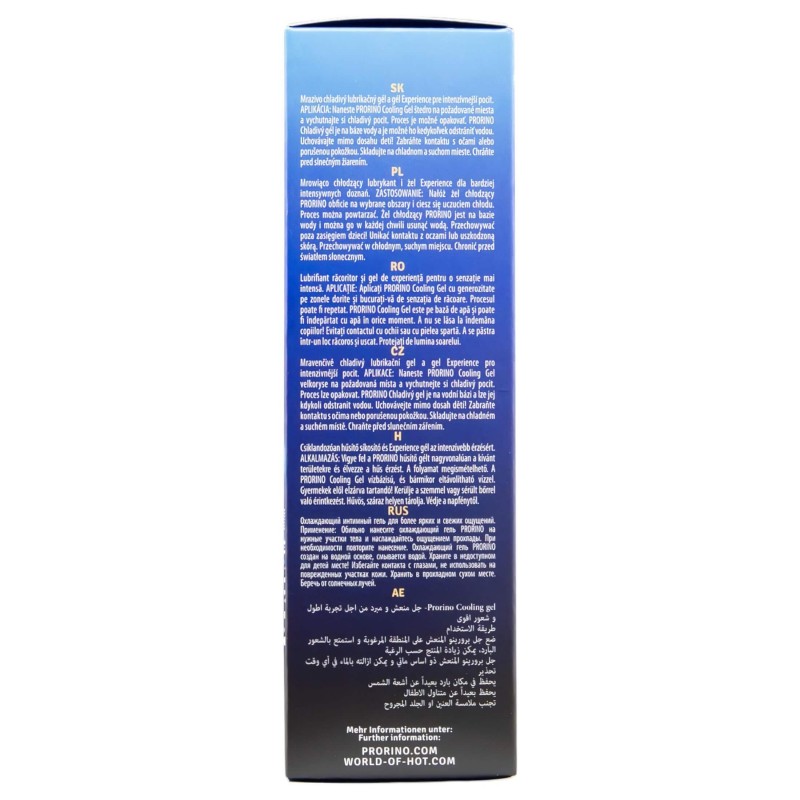 HOT Prorino - erős hűsítő intim krém férfiaknak (100 ml) 129712 termék bemutató kép