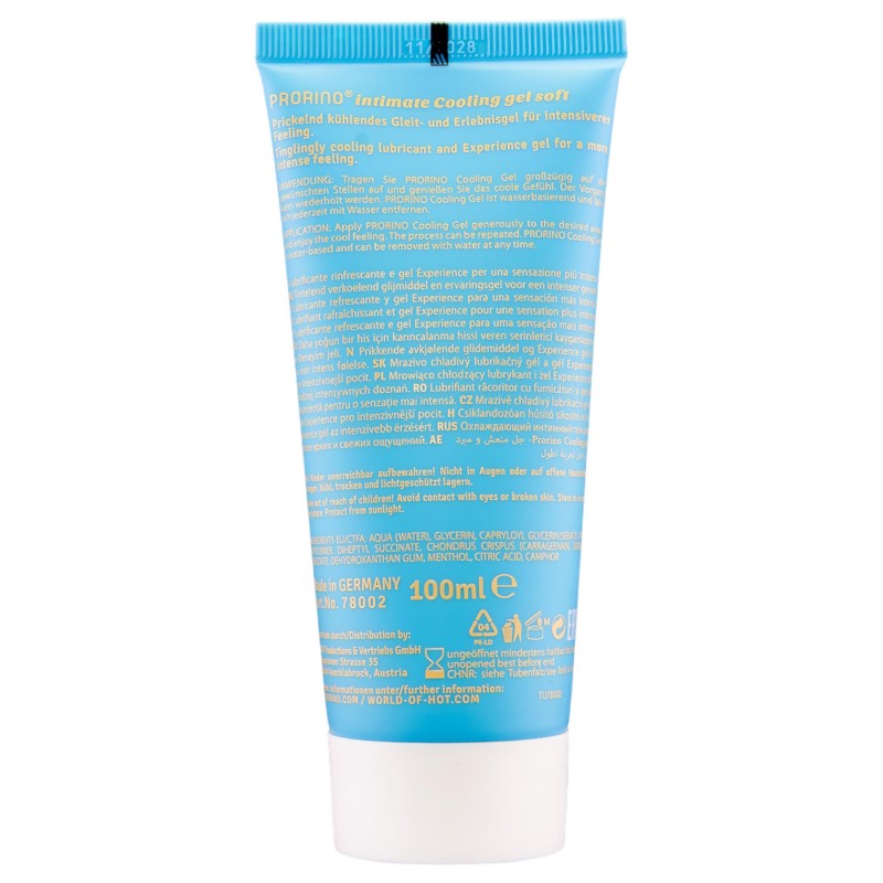 HOT Prorino - gyengéd hűsítő intim krém férfiaknak (100 ml) 133200 termék bemutató kép