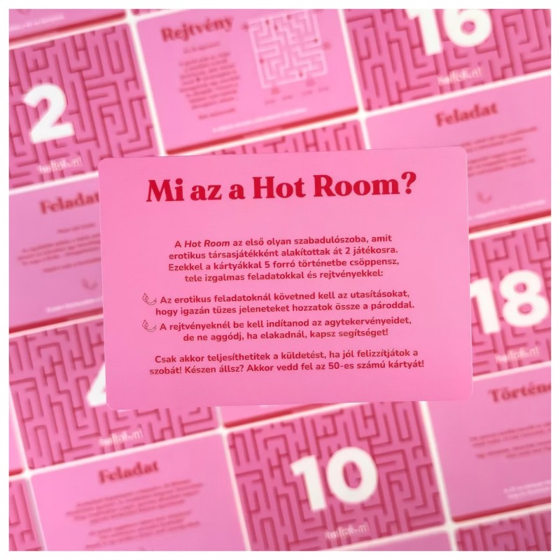 Hot Room - erotikus szabadulószoba társasjáték 126768 termék bemutató kép