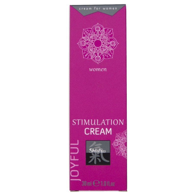 HOT Shiatsu Joyful - folyékony vibrátor stimuláló krém nőknek (30 ml) 163681 termék bemutató kép