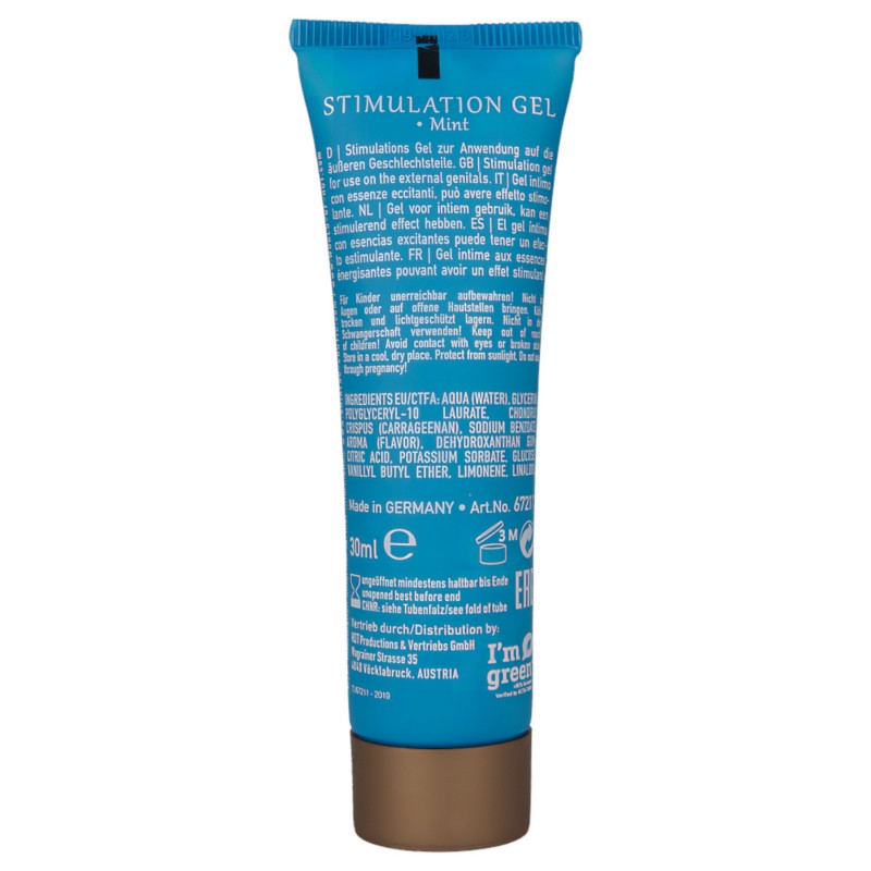 HOT Shiatsu Joyful - stimuláló krém nőknek (menta, 30 ml) 134084 termék bemutató kép