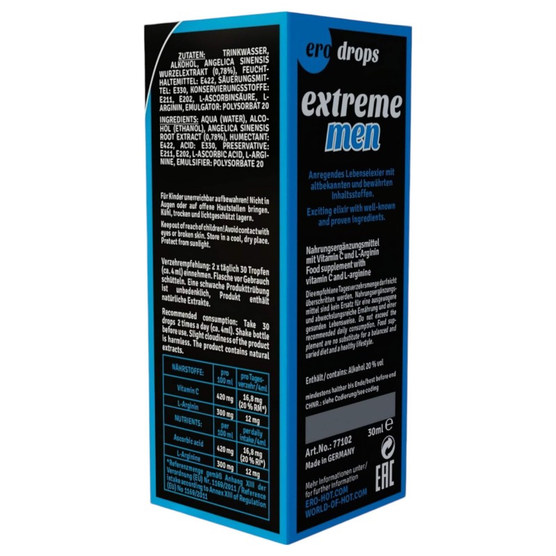 HOT Spanish fly Extreme - vágyfokozó csepp férfiaknak (30 ml) 132753 termék bemutató kép