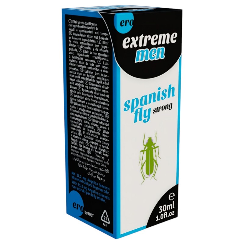 HOT Spanish fly Extreme - vágyfokozó csepp férfiaknak (30 ml) 132754 termék bemutató kép