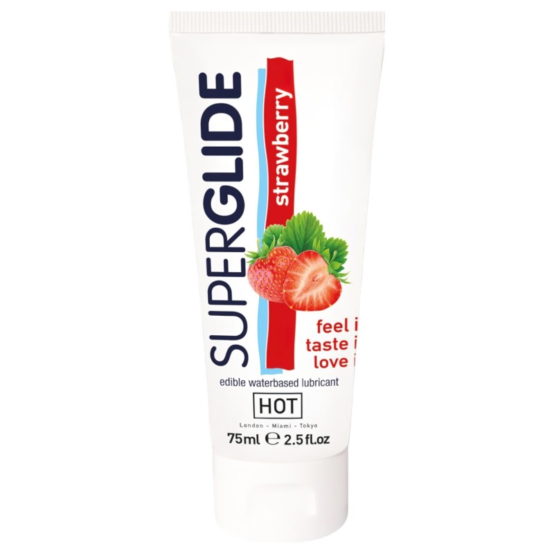 HOT Superglide Eper - ehető síkosító (75 ml) 130641 termék bemutató kép
