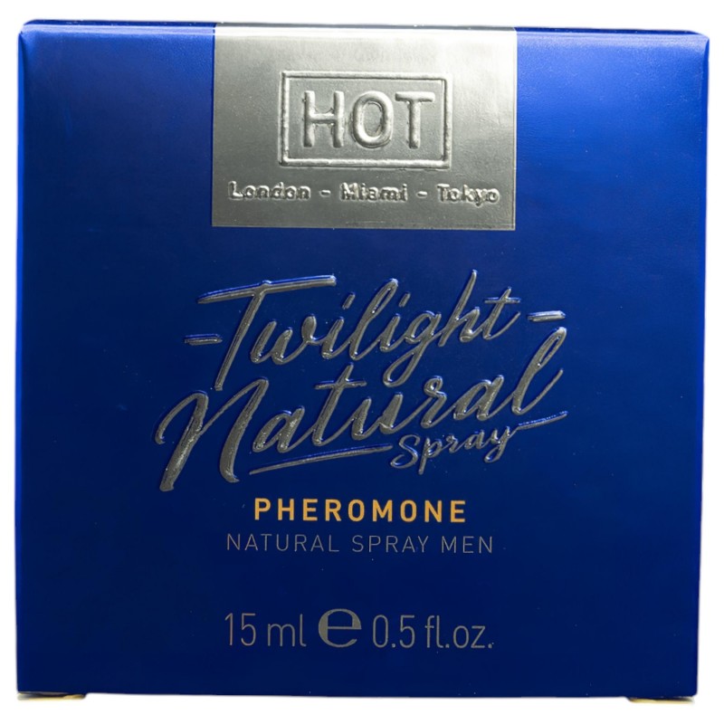 HOT Twilight Natural - férfi feromon parfüm (15 ml) - illatmentes 131589 termék bemutató kép