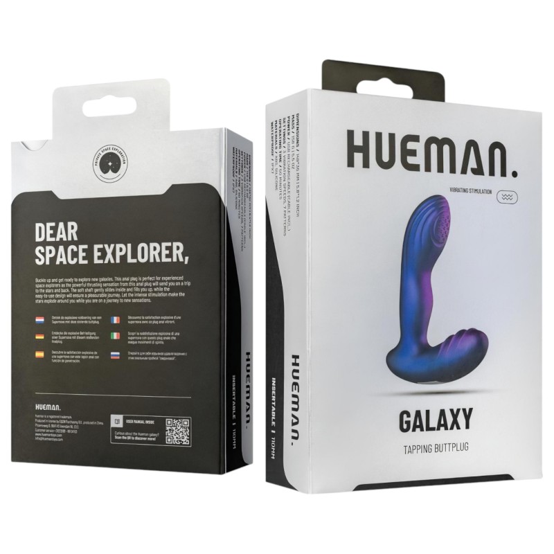 Hueman Galaxy - pulzáló anál vibrátor (lila) 117744 termék bemutató kép