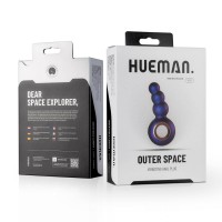 Hueman Outer Space - akkus, gyöngyös anál vibrátor (lila) 42520 termék bemutató kép