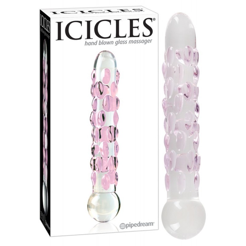 Icicles No. 7 - gyöngyös üveg dildó 3626 termék bemutató kép