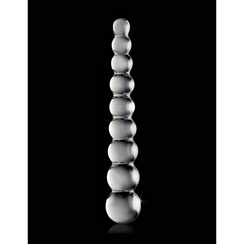 Icicles No. 2 - gömbös üveg dildó (átlátszó) 106674 termék bemutató kép