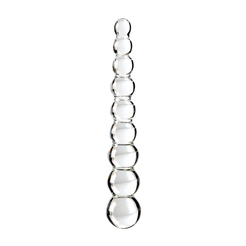 Icicles No. 2 - gömbös üveg dildó (átlátszó) 106676 termék bemutató kép