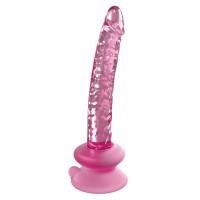 Icicles No. 86 - péniszes üveg dildó (pink) 47117 termék bemutató kép