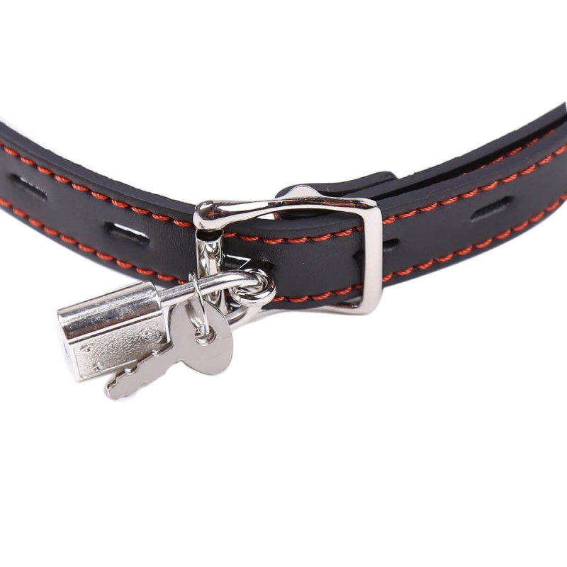 Ida Leather - csont alakú szájpecek (fekete) 84573 termék bemutató kép