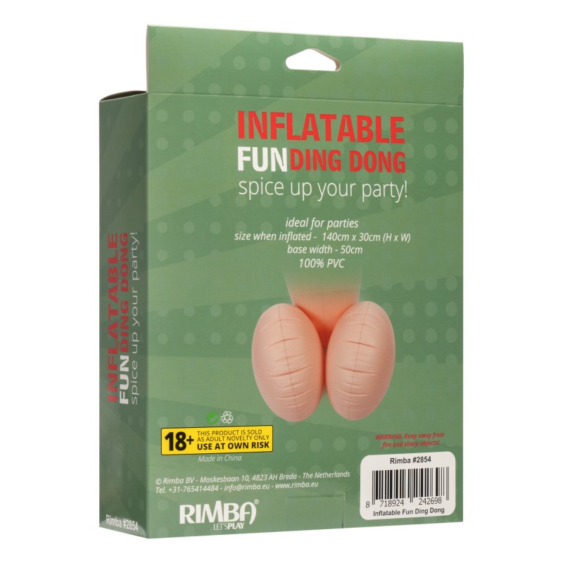 Inflatable Fun - felfújható pénisz - 50 cm 119160 termék bemutató kép