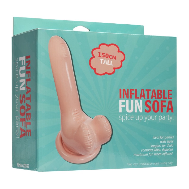 Inflatable Fun - felfújható pénisz szófa - 66 cm 134066 termék bemutató kép