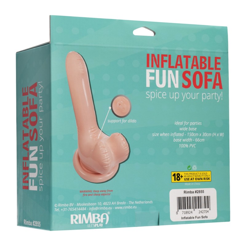Inflatable Fun - felfújható pénisz szófa - 66 cm 119153 termék bemutató kép