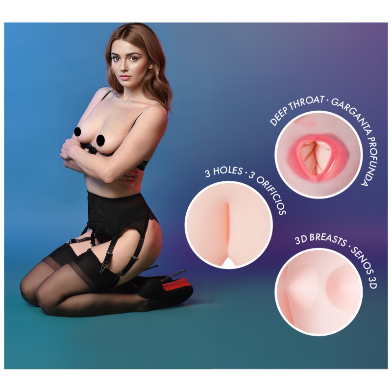 Intense Dolls Monique - felfújható guminő férfiaknak 126985 termék bemutató kép